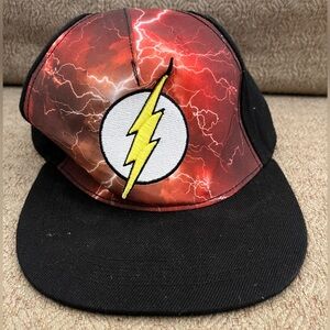 3/$30 The Flash Hat Adjustable SnapBack DC Comics Six Flags Cap